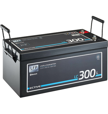 ECTIVE LC 300L LT 12V LiFePO4 Lithium Batteries Décharge Lente 300 Ah