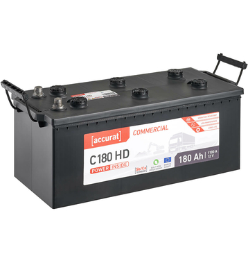 Accurat Commercial C180 HD Batteries camion 180Ah