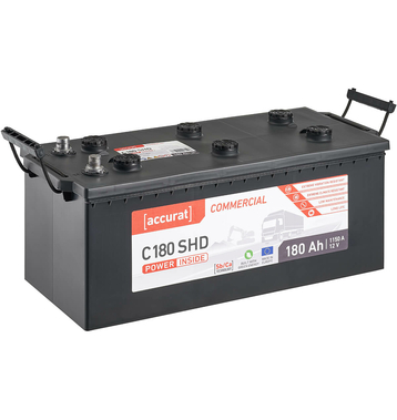 Accurat Commercial C180 SHD Batteries camion 180Ah