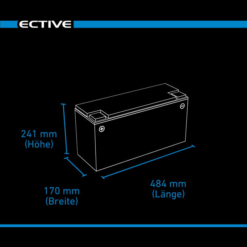 Batterie 170 Ah AGM à décharge lente – ToutPositif