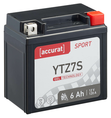 Accurat Sport GEL YTZ7S Batteries moto 6Ah 12V