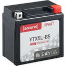 Accurat Sport GEL YTX5L-BS Batteries moto 5Ah 12V