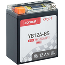Accurat Sport GEL LCD YB12A-BS Batteries moto 12Ah 12V