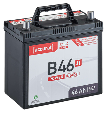 Accurat Basic Asia B46 J1 Batteries voiture 46Ah