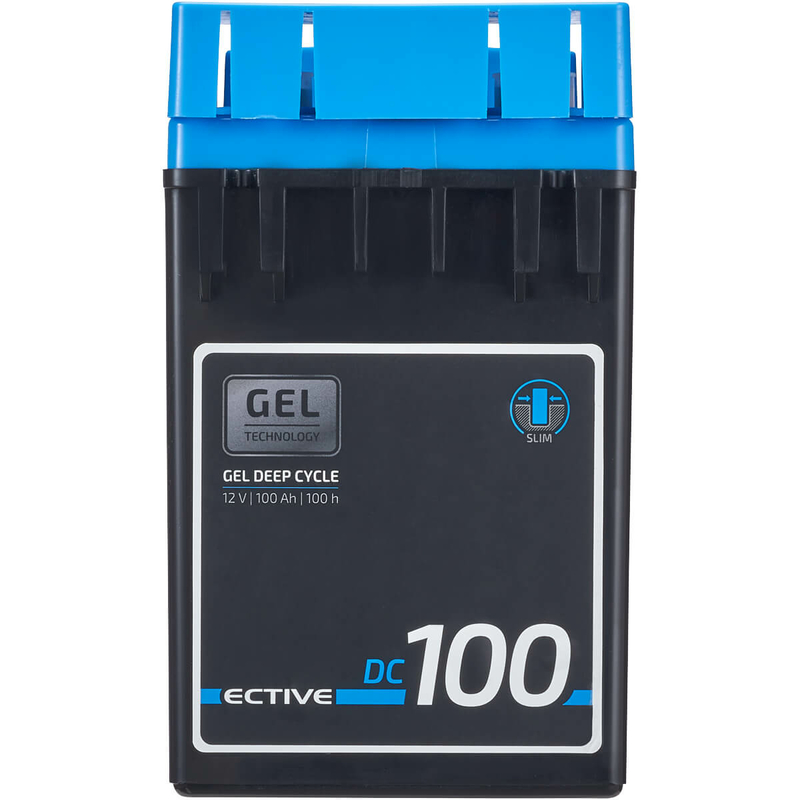 ECTIVE DC 100 GEL Slim 12V Batteries Décharge Lente 100Ah