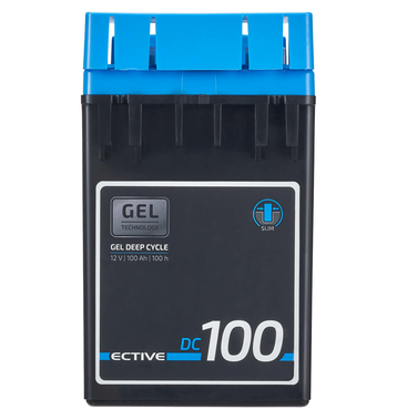 ECTIVE DC 100 GEL Slim 12V Batteries Décharge Lente 100Ah