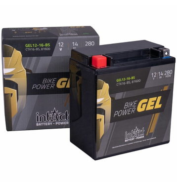 Intact Bike-Power Batteries moto GEL12-16-BS