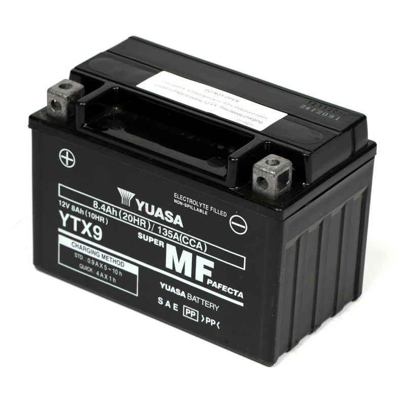Batterie Moto YUASA YTX9-BS - 8.4Ah 12V