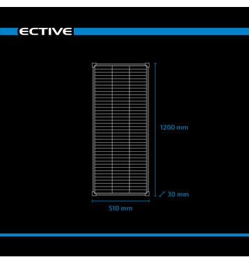 ECTIVE SSP 120 Black Panneau solaire  cellules Shingle 120W