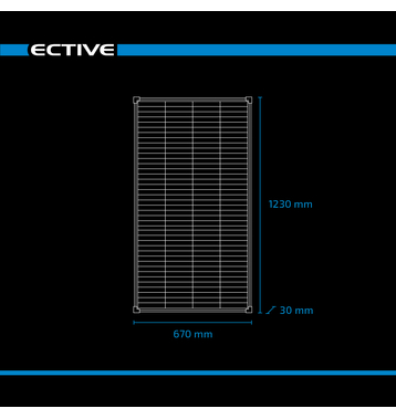 ECTIVE SSP 170 Black Panneau solaire à cellules Shingle 170W