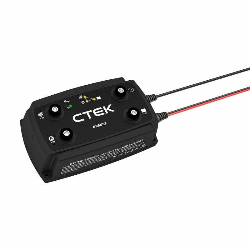 CTEK D250SE 20A/12V Chargeur automatique avec régulateur de charge sol