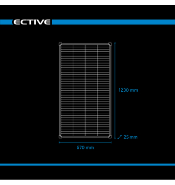 ECTIVE SSP 170 Black Lightweight Panneau solaire  cellules Shingle 170W