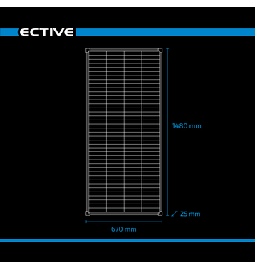 ECTIVE SSP 200 Black Lightweight Panneau solaire à cellules Shingle 200W