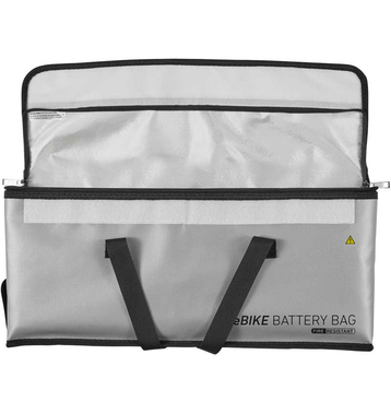 Accurat Bike Battery Bag sacoche ignifuge pour batterie de vélo électrique (argent)