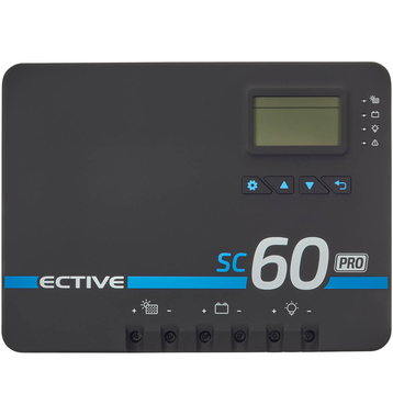 ECTIVE SC 60 Pro MPPT Rgulateur panneau solaire 60A pour 12V/24V/36V/48V Batteries