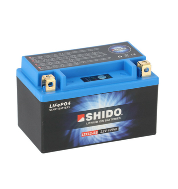 SHIDO LTX12-BS Batterie moto 4Ah 12V YTX12-BS