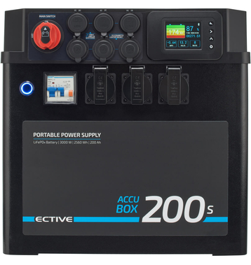ECTIVE AccuBox 200S gnrateur solaire 3000W 2560Wh station lectrique portable