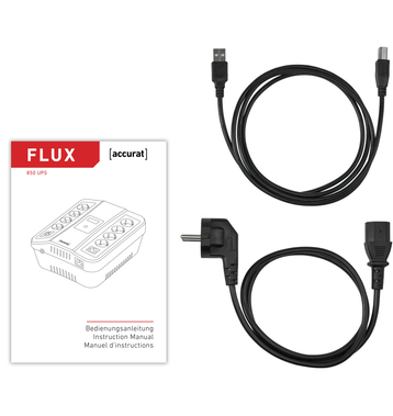 Accurat UPS Flux 850 UPS Onduleur Line-Interactif 850VA 230V